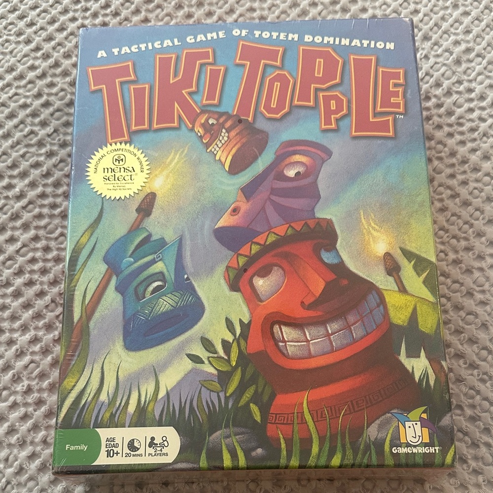Tiki Topple Board Game by Gamewright